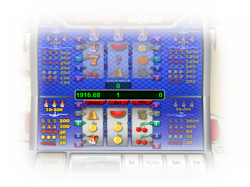 Mega Joker CLASSIC BLUE 3x3 SLOT 